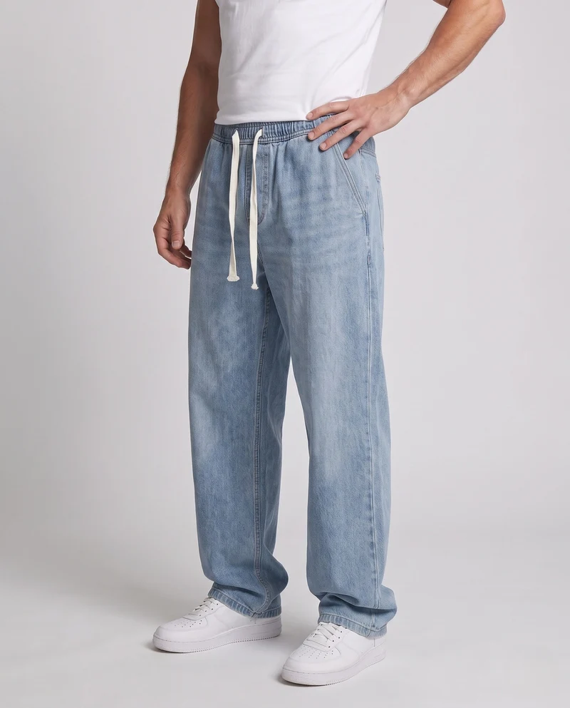 Herren Freizeit Denim-Hose Drune
