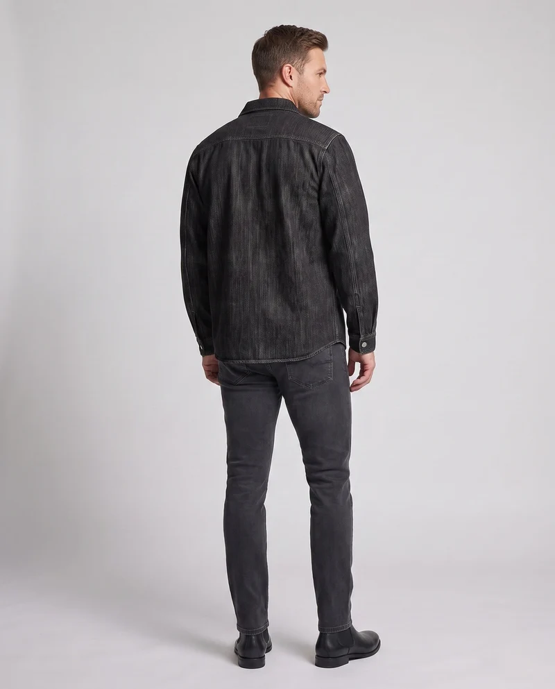 Herren Freizeit Overshirt Jacke Drune