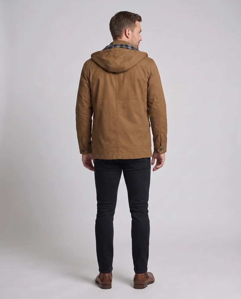 Herren Freizeit Parka Jacke Drune