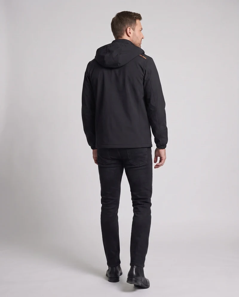 Herren Leichte Allwetterjacke mit verstellbarem Kapuze Drune