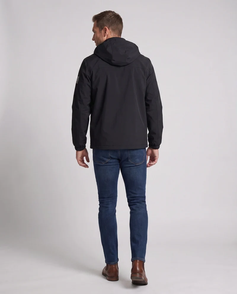 Herren Leichte Outdoor-Jacke mit Verstellbarem Kapuzen-Design Drune
