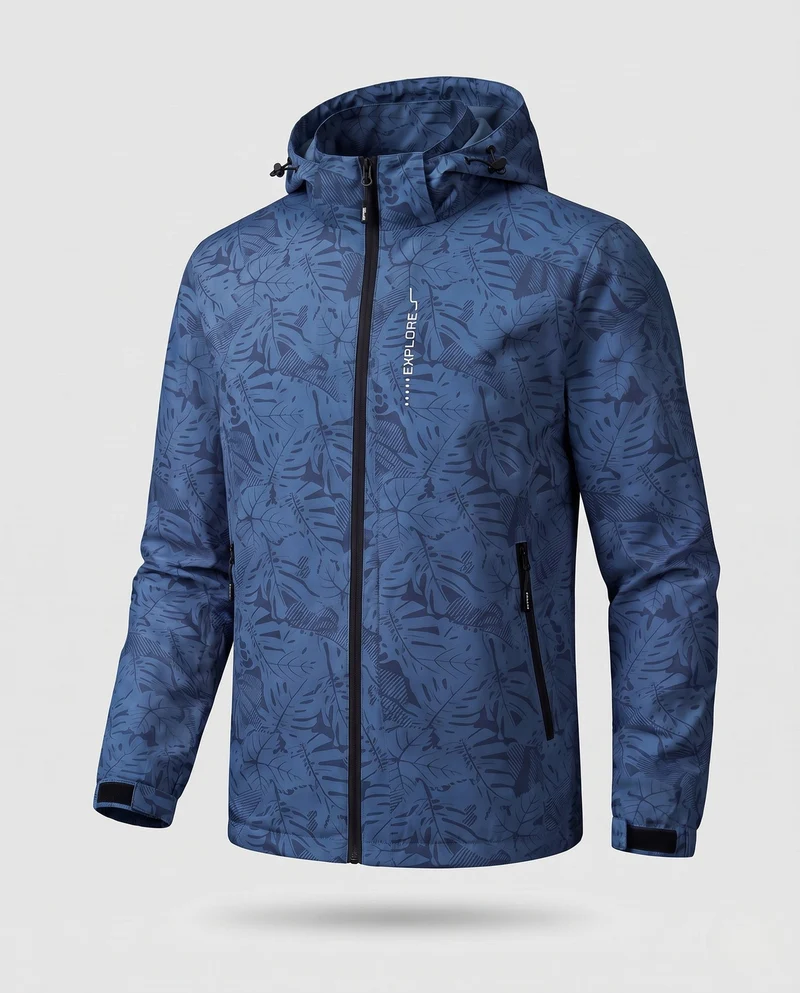 Herren Leichte Sportjacke mit Innovativem Muster Drune