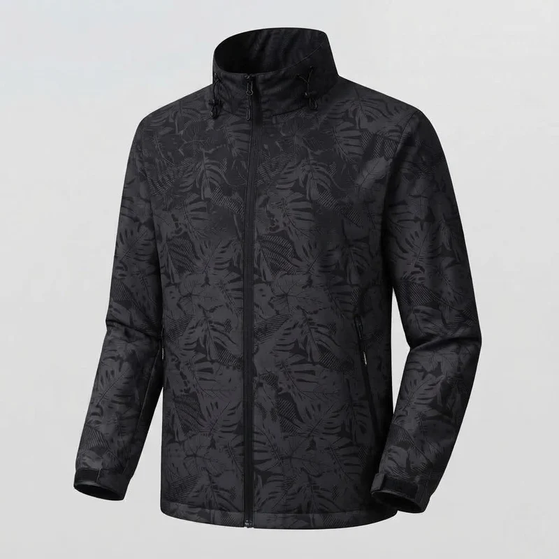 Herren Leichte Sportjacke mit Innovativem Muster Drune