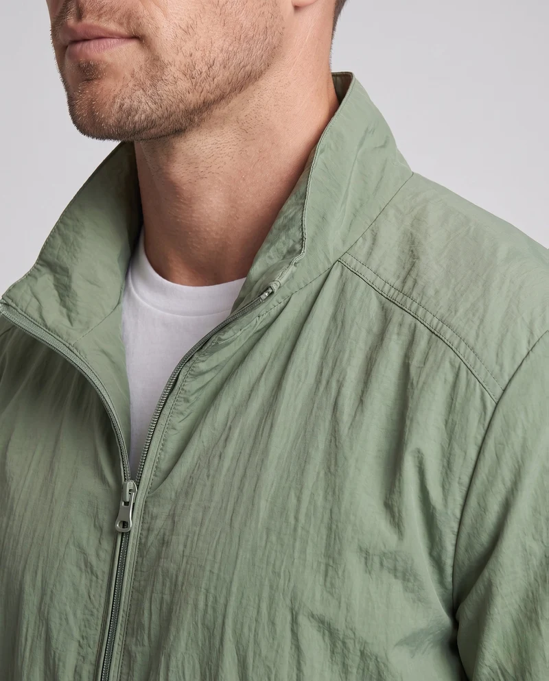 Herren Leichte Übergangsjacke mit Hohem Kragen Drune