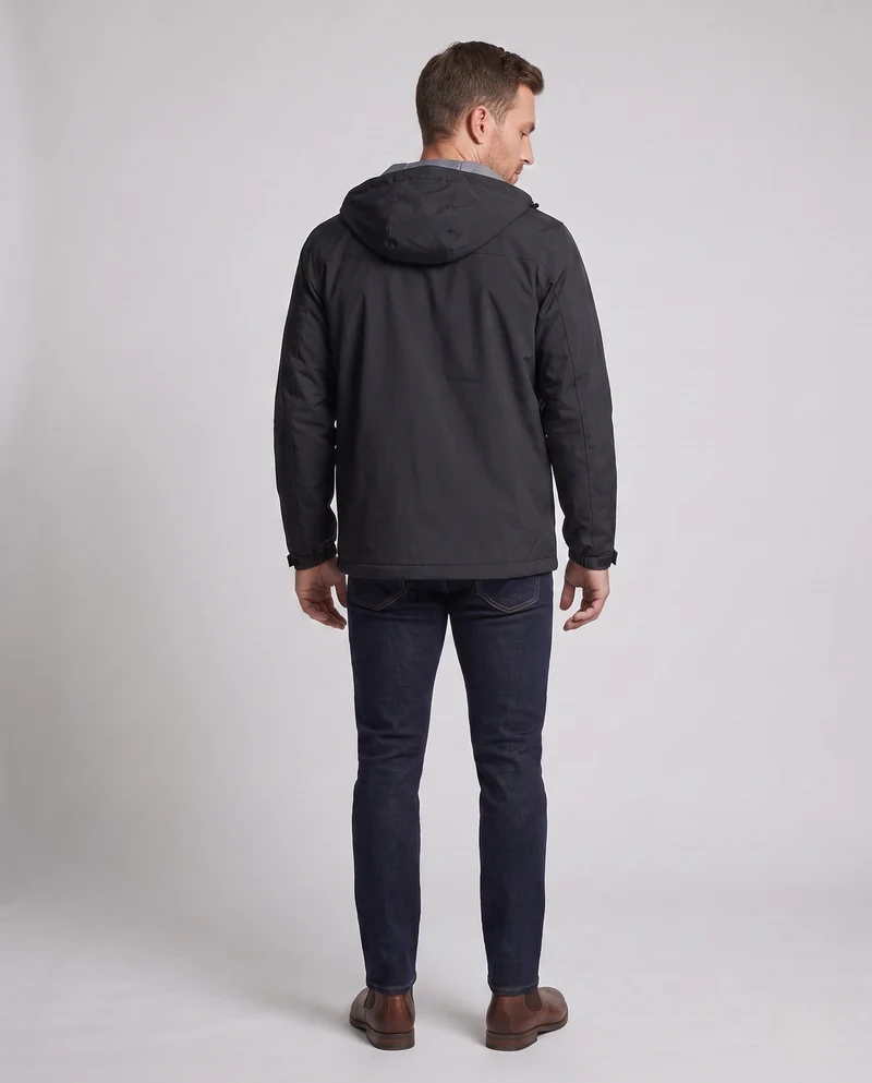 Herren Leichtgewichts Übergangsjacke mit Kapuze Drune