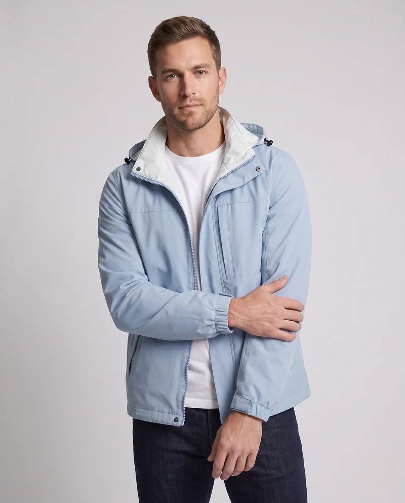 Herren leichte Übergangsjacke mit verstellbarem Kapuzen-Design Drune
