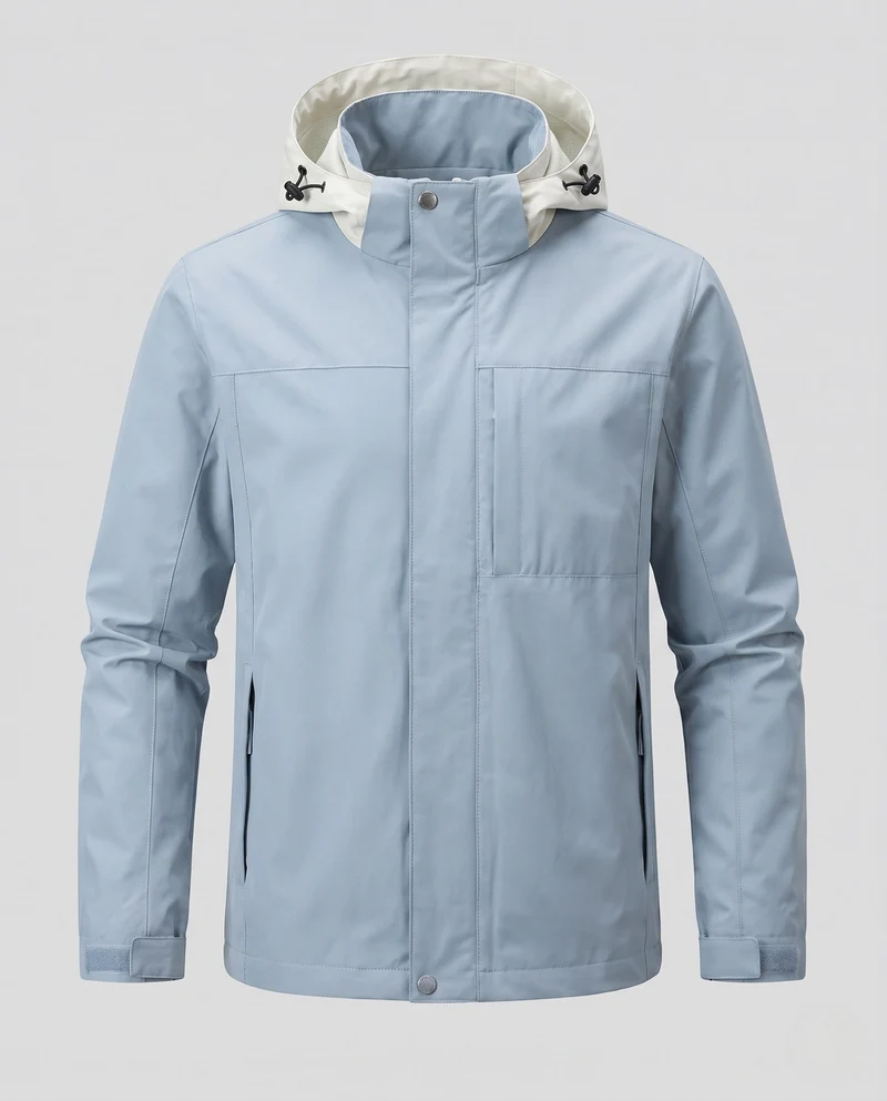 Herren leichte Übergangsjacke mit verstellbarem Kapuzen-Design Drune