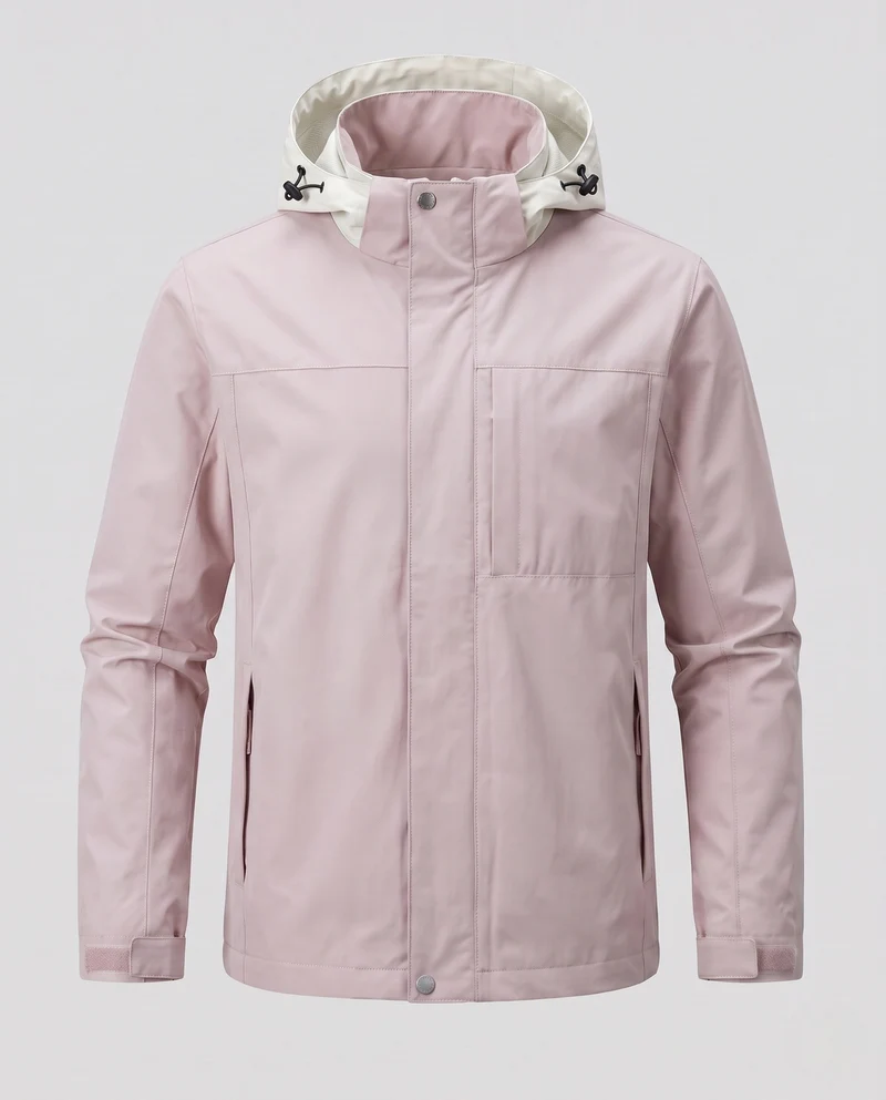 Herren leichte Übergangsjacke mit verstellbarem Kapuzen-Design Drune