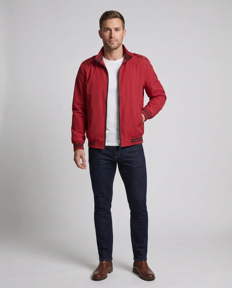 Leichte und stilvolle Herren Übergangsjacke Drune