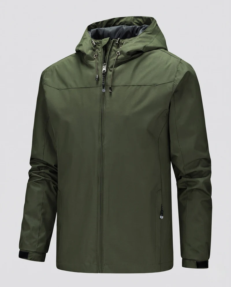 Herren Leichte Wasserabweisende Jacke Drune