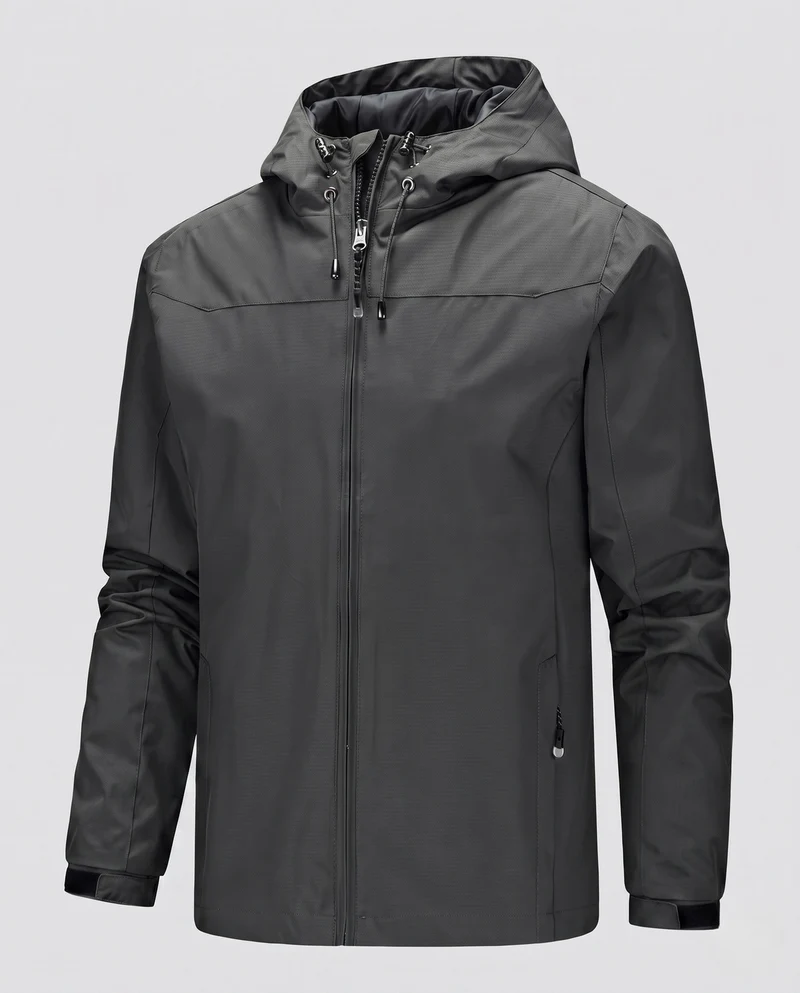 Herren Leichte Wasserabweisende Jacke Drune