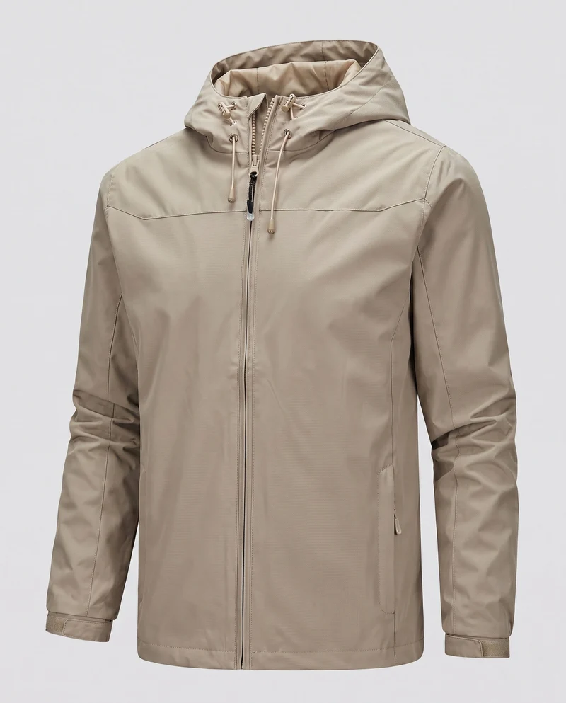 Herren Leichte Wasserabweisende Jacke Drune