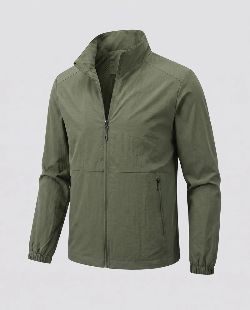 Herren Leichte Wind- und Wasserabweisende Outdoor-Jacke Drune