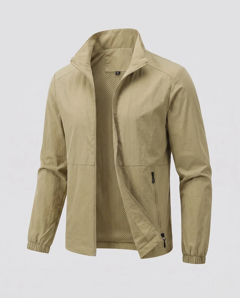 Herren Leichte Wind- und Wasserabweisende Outdoor-Jacke Drune