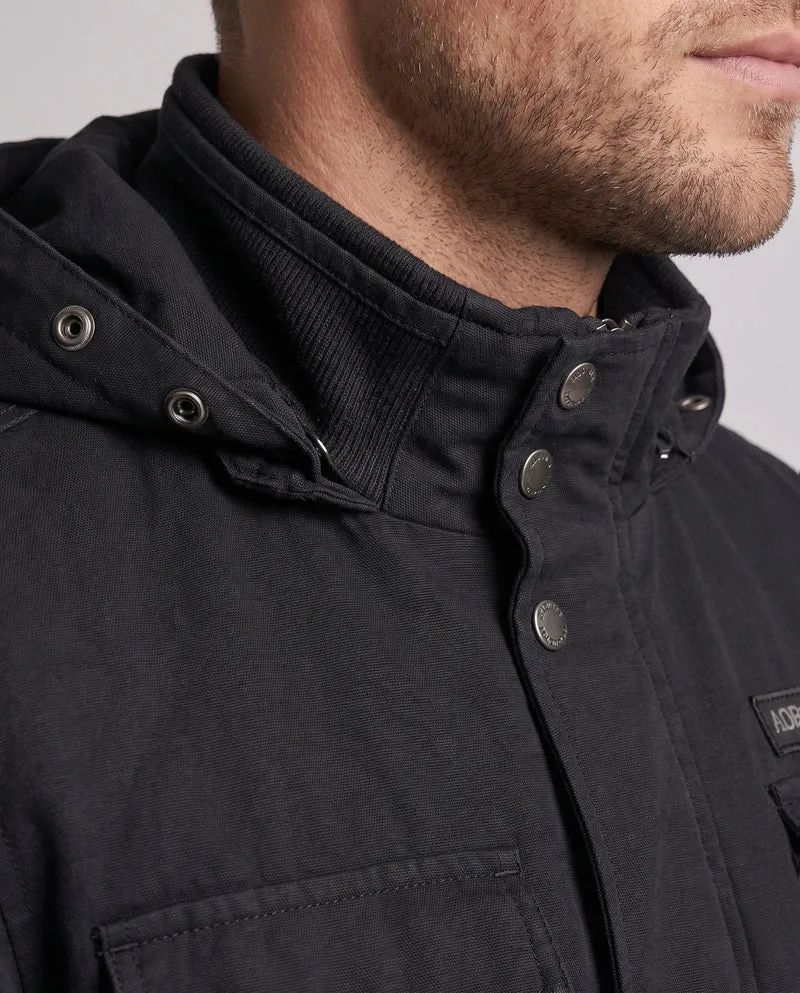 Herren Vintage Stil Militärjacke Drune