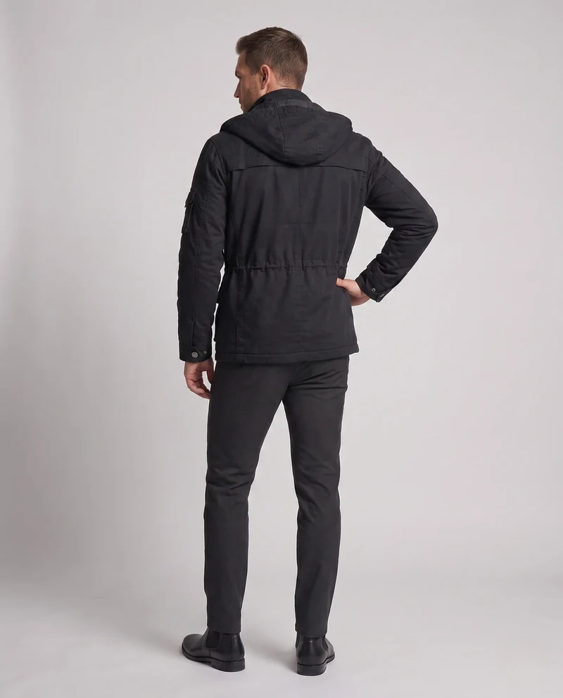 Herren Vintage Stil Militärjacke Drune