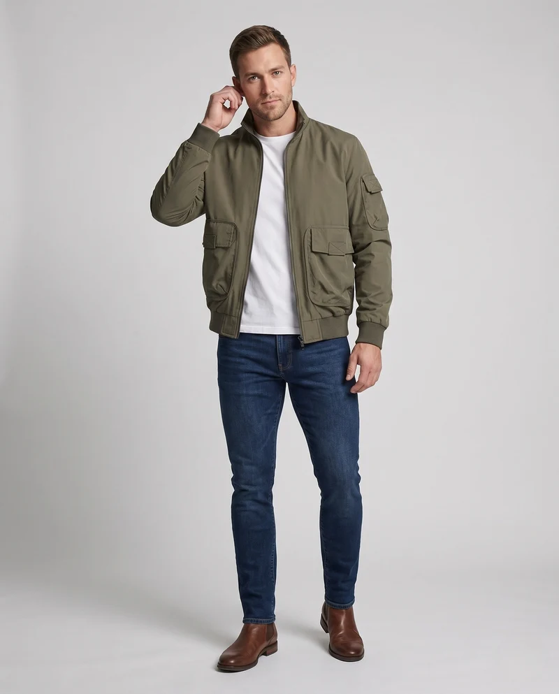 Herren Moderne Bomberjacke Drune 1787797824