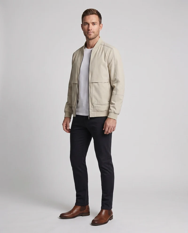 Herren Moderne Bomberjacke Drune