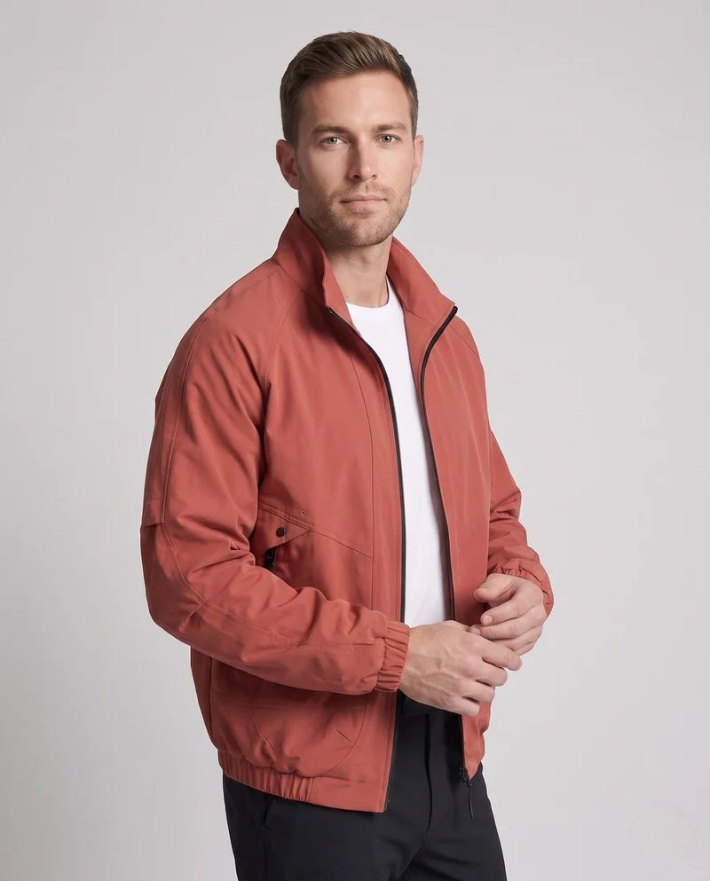 Herren Moderne Jacke mit Praktischen Taschen Drune
