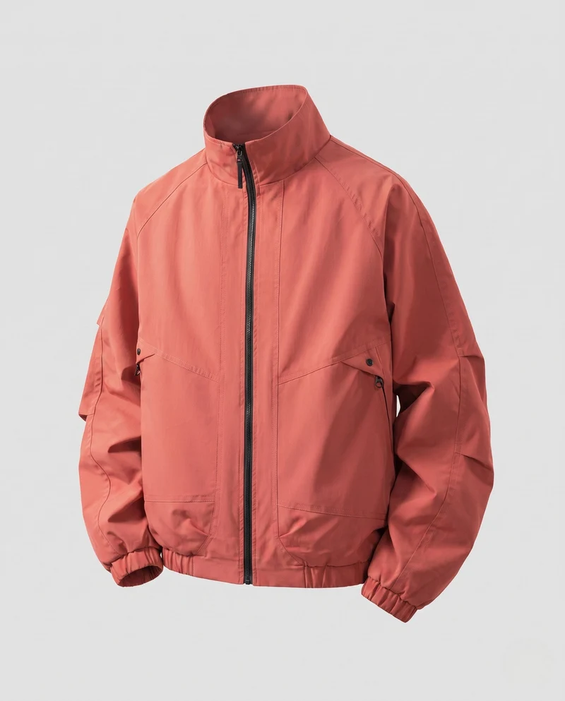 Herren Moderne Jacke mit Praktischen Taschen Drune