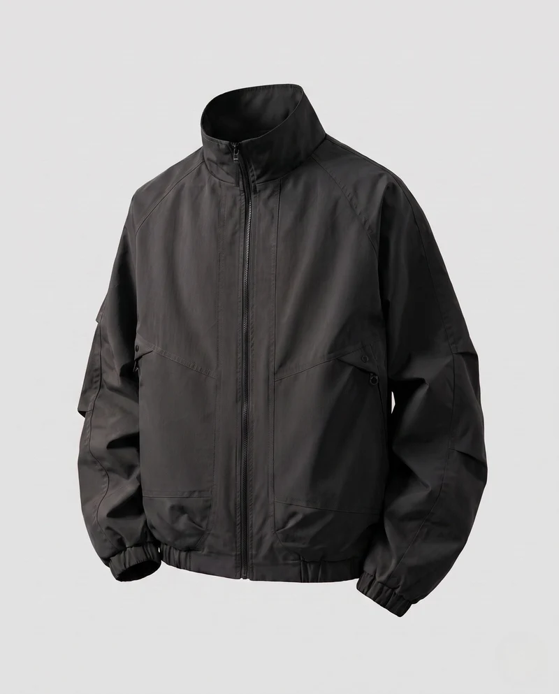 Herren Moderne Jacke mit Praktischen Taschen Drune