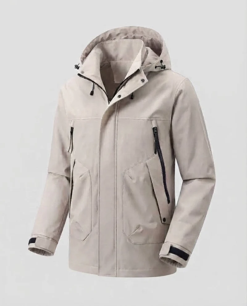 Herren Modern Windbreaker Jacke Drune