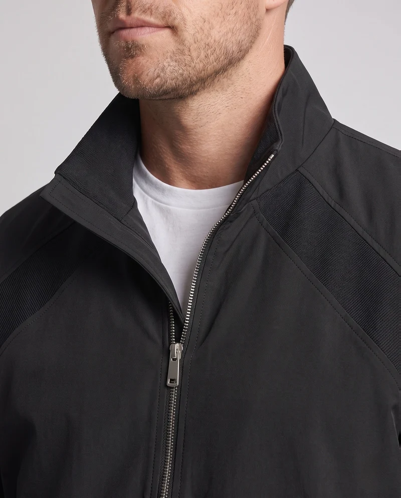 Herren Mode Bomberjacke mit hohem Kragen Drune