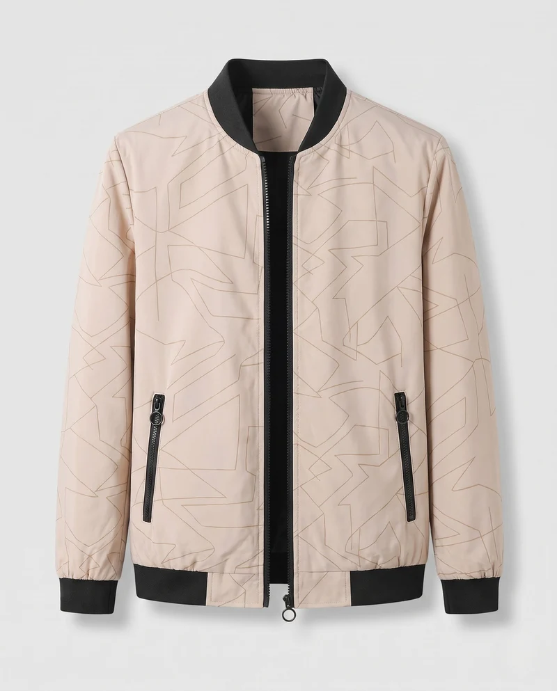 Modische Herren-Bomberjacke mit modernen Details Drune