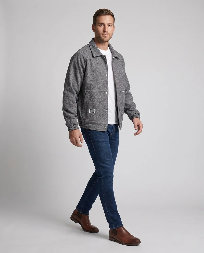 Männer Mode Freizeitjacke Drune