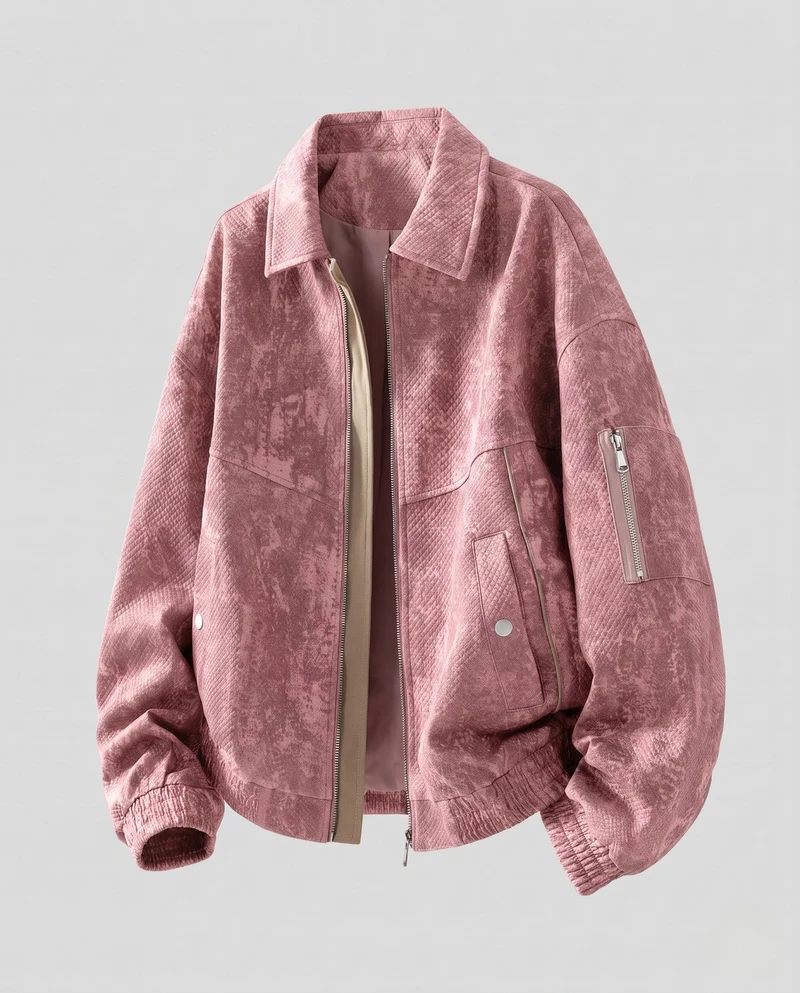 Herren stylische Jacke mit strukturiertem Design Drune