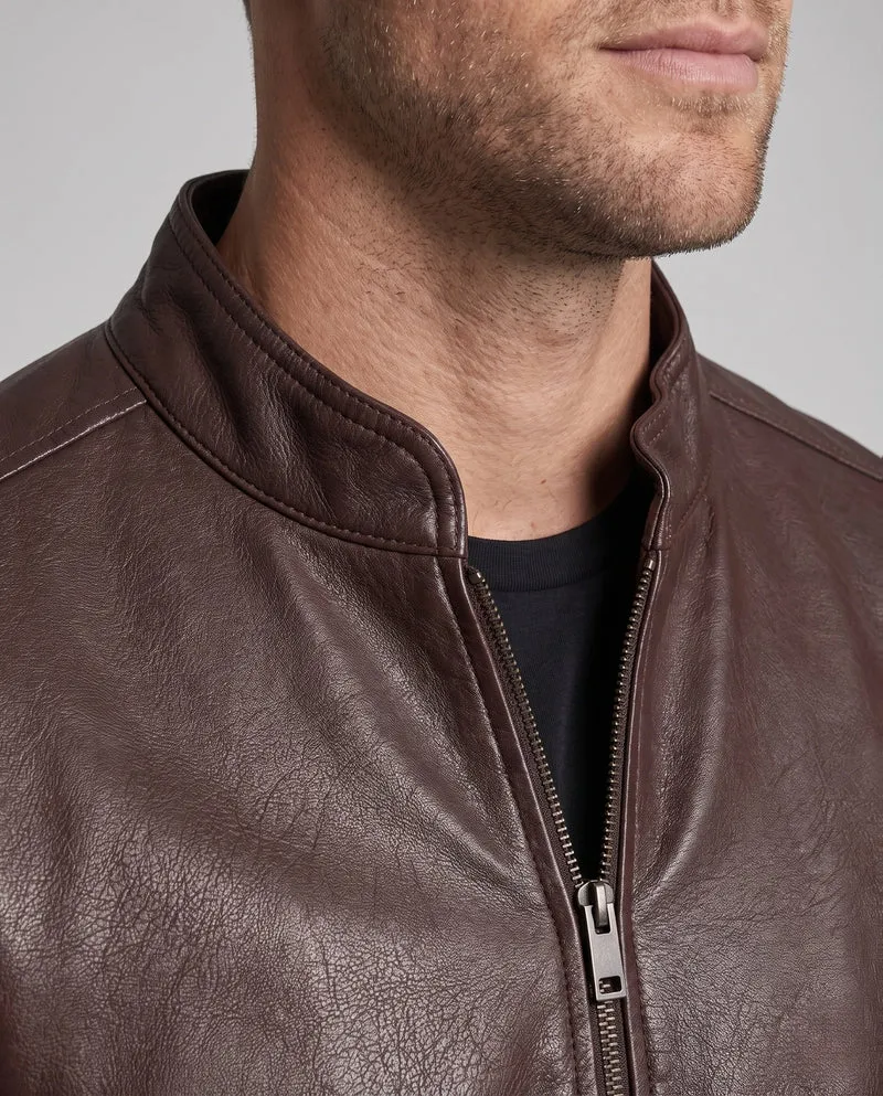 Herrenmode Kunstlederjacke Drune