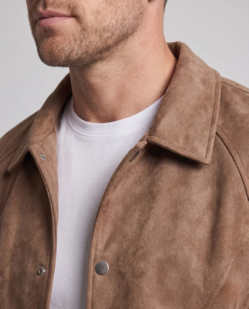Herrenmode Kunstlederjacke im urbanen Stil Drune