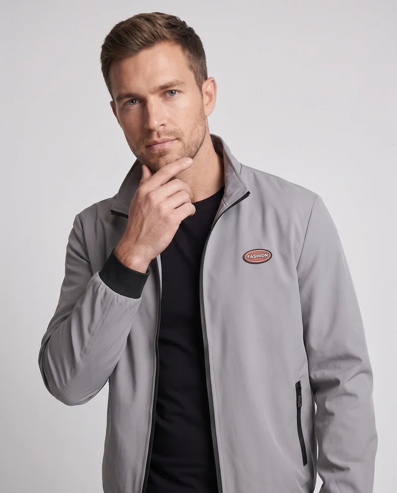 Herrenmode Sportjacke mit hohen Taschen Drune