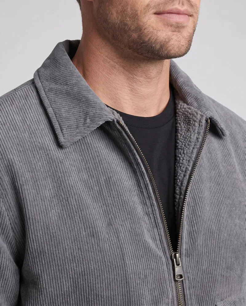 Herrenmode Übergangsjacke aus Ripstop-Material mit gemütlichem Futter Drune