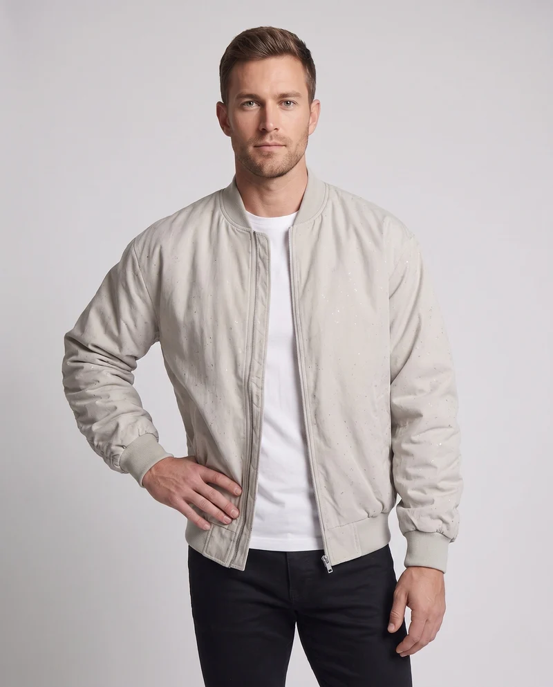 Herrenmode Übergangsjacke im sportlichen Stil Drune