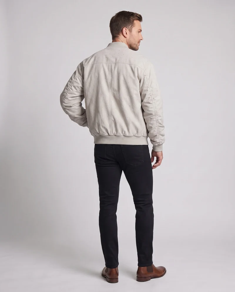 Herrenmode Übergangsjacke im sportlichen Stil Drune