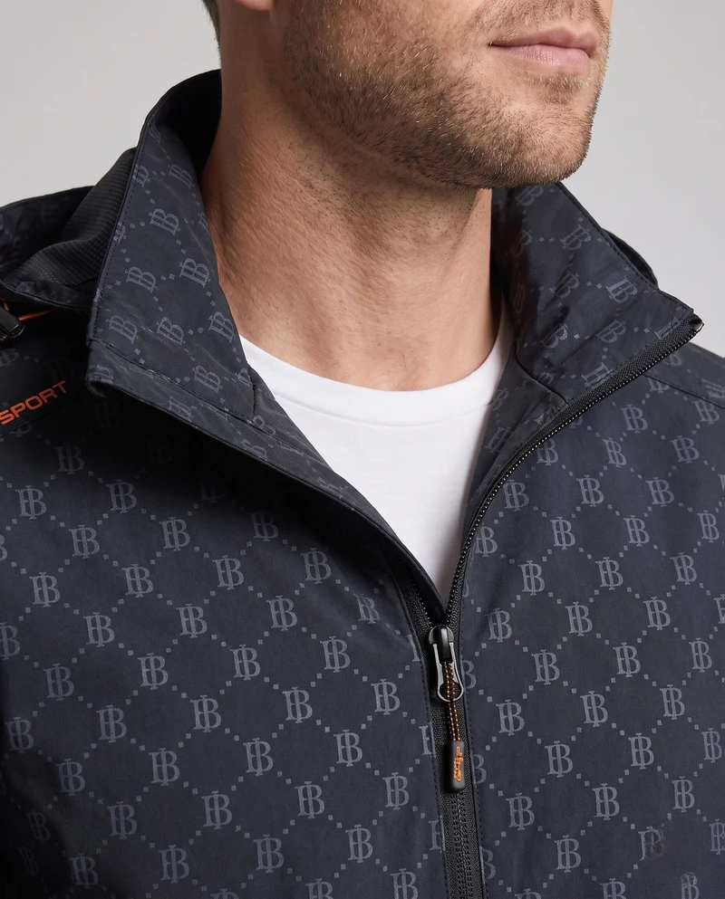 Herrenmode Übergangsjacke mit grafischem Muster Drune