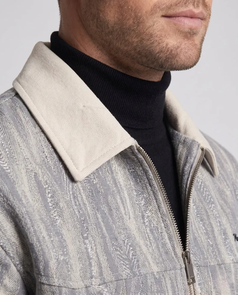 Herrenmode Übergangsjacke mit hochwertigen Details Drune