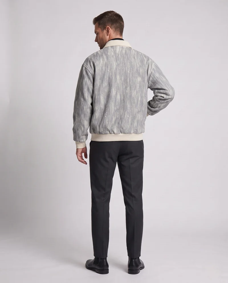 Herrenmode Übergangsjacke mit hochwertigen Details Drune