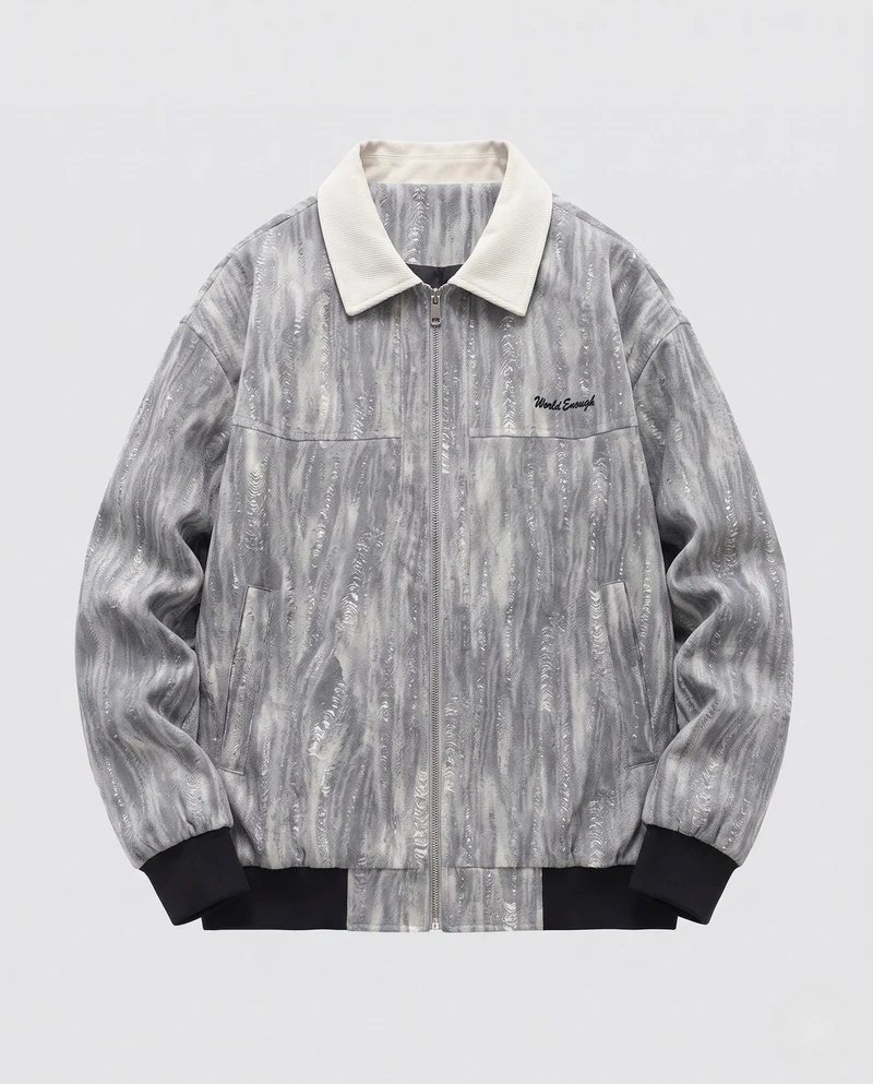 Herrenmode Übergangsjacke mit hochwertigen Details Drune