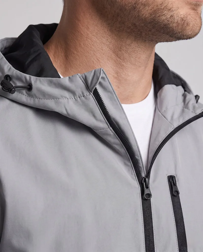 Herrenmode Übergangsjacke mit Kapuze Drune