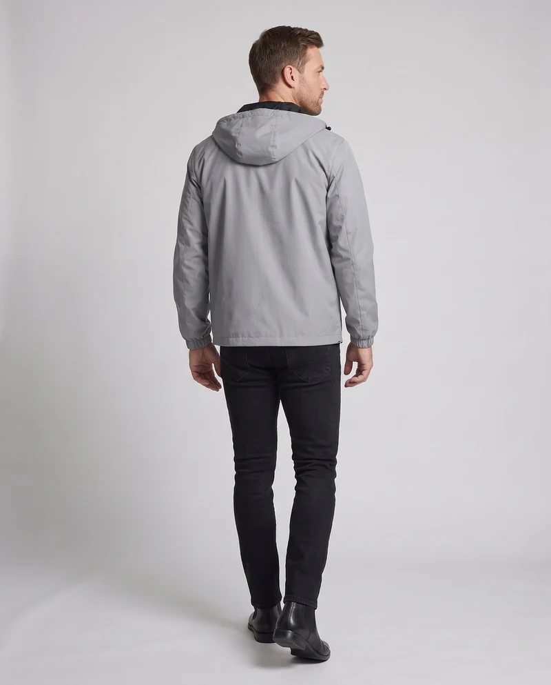 Herrenmode Übergangsjacke mit Kapuze Drune