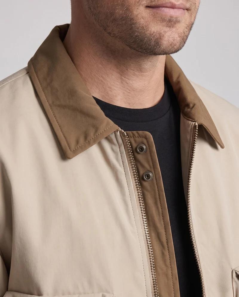 Herren stilvolle Übergangsjacke mit praktischen Taschen Drune