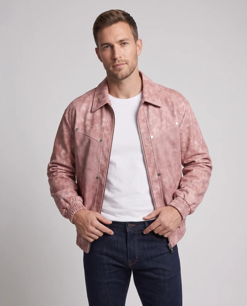 Stylische und langlebige Wildlederjacke Drune für Herren