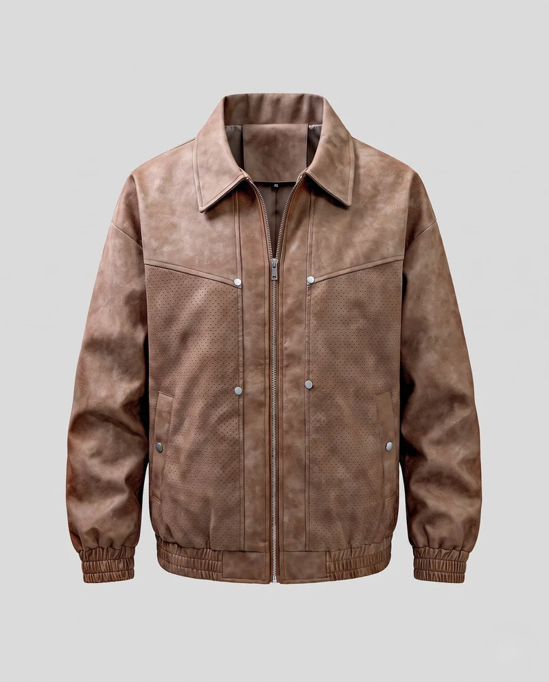Stylische und langlebige Wildlederjacke Drune für Herren