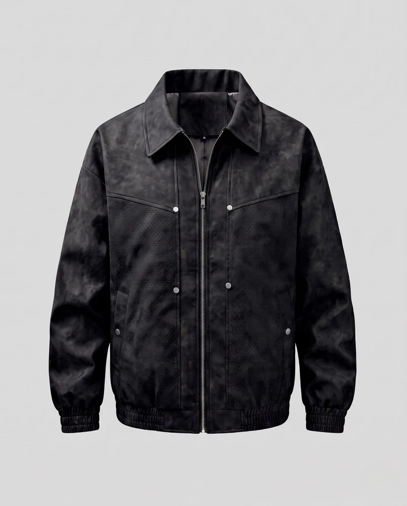 Stylische und langlebige Wildlederjacke Drune für Herren