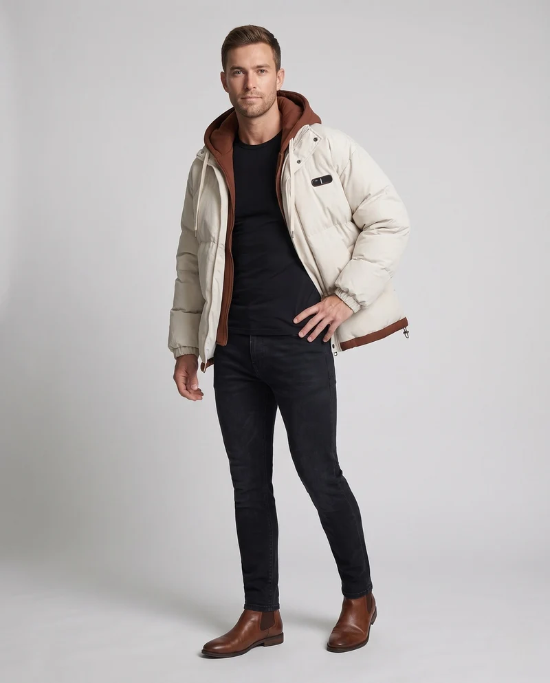 Stylische und warme Daunenjacke Drune für Herren