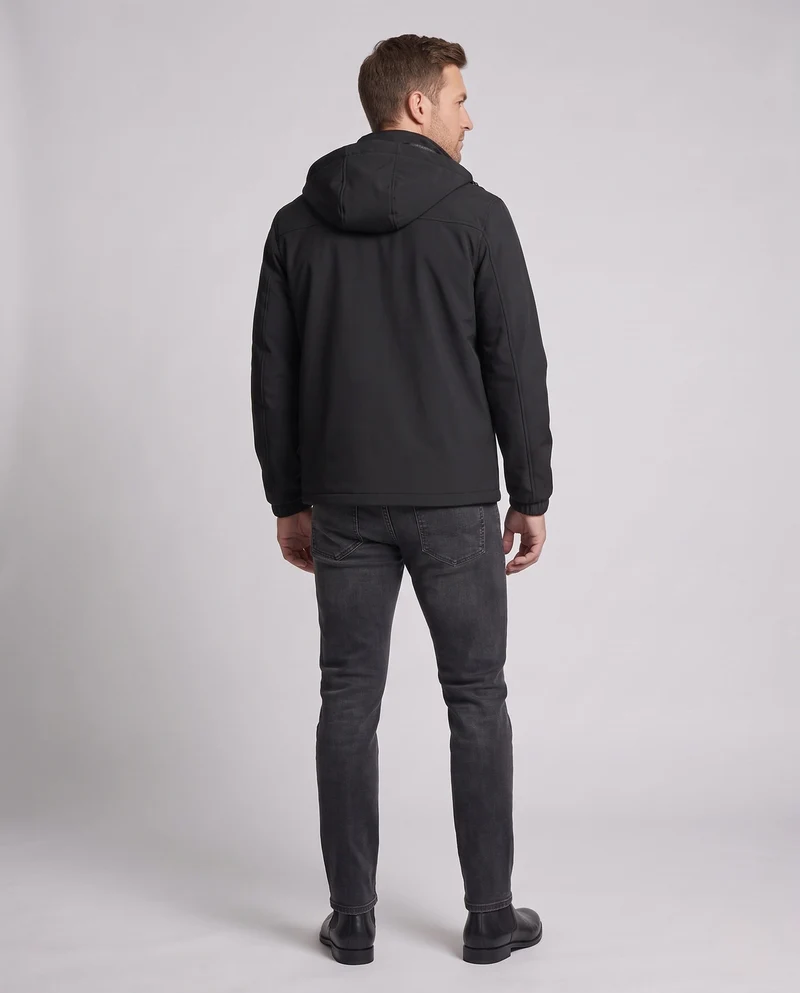 Herren Multifunktions-Outdoormantel mit verstellbarem Kapuzen-Design Drune