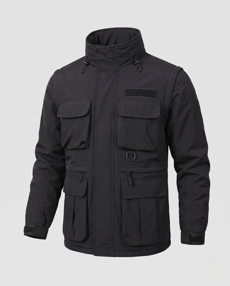 Herren Multifunktionale Outdoor-Jacke mit zahlreichen Taschen Drune