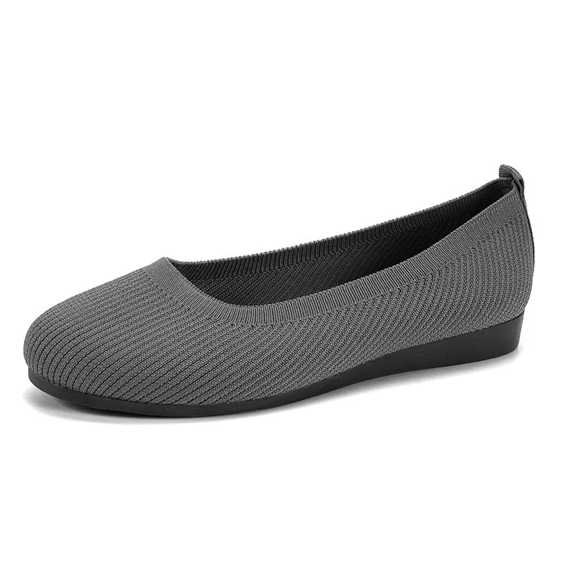Damen Ballerinas mit atmungsaktivem Gewebe und rutschfester Sohle Drune